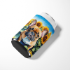 French Bulldog 6081 In Sunflowers Can or Bottle Hugger