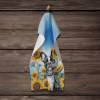 French Bulldog 2 in Sunflowers Kitchen Towel