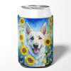 German Shepherd 6083 In Sunflowers Can or Bottle Hugger