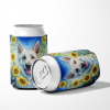 German Shepherd 6083 In Sunflowers Can or Bottle Hugger
