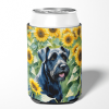 Giant Schnauzer 6087 In Sunflowers Can or Bottle Hugger