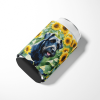 Giant Schnauzer 6087 In Sunflowers Can or Bottle Hugger