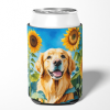 Golden Retriever 6088 In Sunflowers Can or Bottle Hugger