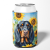 Gordon Setter 6090 In Sunflowers Can or Bottle Hugger