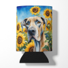 Great Dane 6092 In Sunflowers Can or Bottle Hugger