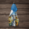 Greyhound 2 in Sunflowers Kitchen Towel