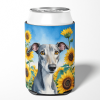Greyhound 6096 In Sunflowers Can or Bottle Hugger