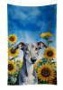 Greyhound 2 in Sunflowers Kitchen Towel