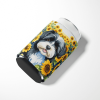 Havanese 6097 In Sunflowers Can or Bottle Hugger
