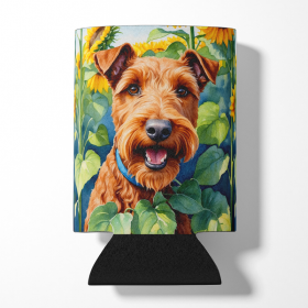 Irish Terrier 6099 In Sunflowers Can or Bottle Hugger