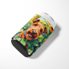 Irish Terrier 6099 In Sunflowers Can or Bottle Hugger