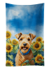 Lakeland Terrier in Sunflowers Kitchen Towel