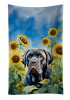 Mastiff - Neapolitan - in Sunflowers Kitchen Towel