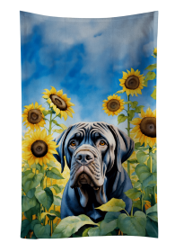 Mastiff - Neapolitan - in Sunflowers Kitchen Towel