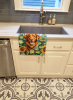 Nova Scotia Duck Trolling Retriever in Sunflowers Kitchen Towel