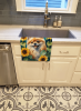 Pomeranian 2 in Sunflowers Kitchen Towel