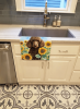Poodle - Chocolate 2 - in Sunflowers Kitchen Towel