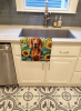 Redbone Coonhound in Sunflowers Kitchen Towel