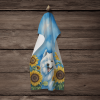 Samoyed 1 in Sunflowers Kitchen Towel