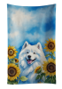 Samoyed 1 in Sunflowers Kitchen Towel
