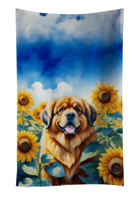 Mastiff - Tibetan - in Sunflowers Kitchen Towel