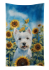 Westie 1 in Sunflowers Kitchen Towel