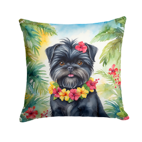 Affenpinscher 6344 Luau Throw Pillow