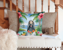 Afghan Hound 6346 Luau Throw Pillow