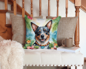 Australian Cattle Dog 6357 Luau Throw Pillow