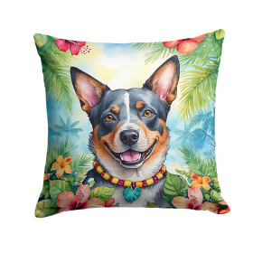 Australian Cattle Dog 6357 Luau Throw Pillow