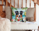 Australian Shepherd 6358 Luau Throw Pillow