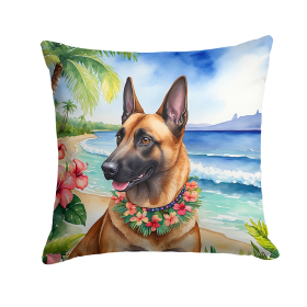 Belgian Malinois 6366 Luau Throw Pillow