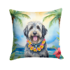 Bergamasco Sheepdog 6369 Luau Throw Pillow