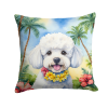Bichon Frise 6373 Luau Throw Pillow