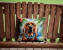 Bloodhound 6375 Luau Throw Pillow