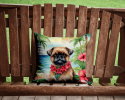 Brussels Griffon 6392 Luau Throw Pillow