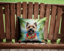 Cairn Terrier 6396 Luau Throw Pillow