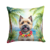 Cairn Terrier 6396 Luau Throw Pillow