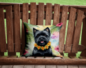 Cairn Terrier 6397 Luau Throw Pillow