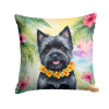 Cairn Terrier 6397 Luau Throw Pillow