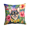 Chihuahua 6405 Luau Throw Pillow