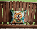 Chow Chow 6407 Luau Throw Pillow