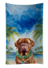 Dogue de Bordeaux Luau Kitchen Towel