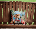 English Foxhound 6428 Luau Throw Pillow