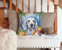 English Setter 6429 Luau Throw Pillow