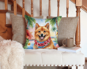 Finnish Spitz 6431 Luau Throw Pillow