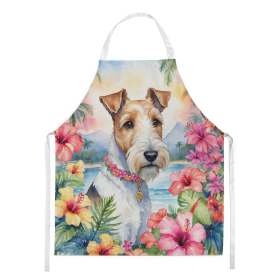 Wire Fox Terrier Luau Apron