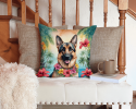 German Shepherd 6437 Luau Throw Pillow