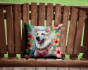 German Shepherd 6438 Luau Throw Pillow
