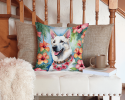German Shepherd 6438 Luau Throw Pillow